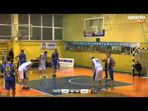 SportoTV.lt: NKL "JAZZ KTU" - "Nafta-Universitetas" 2013-10-25