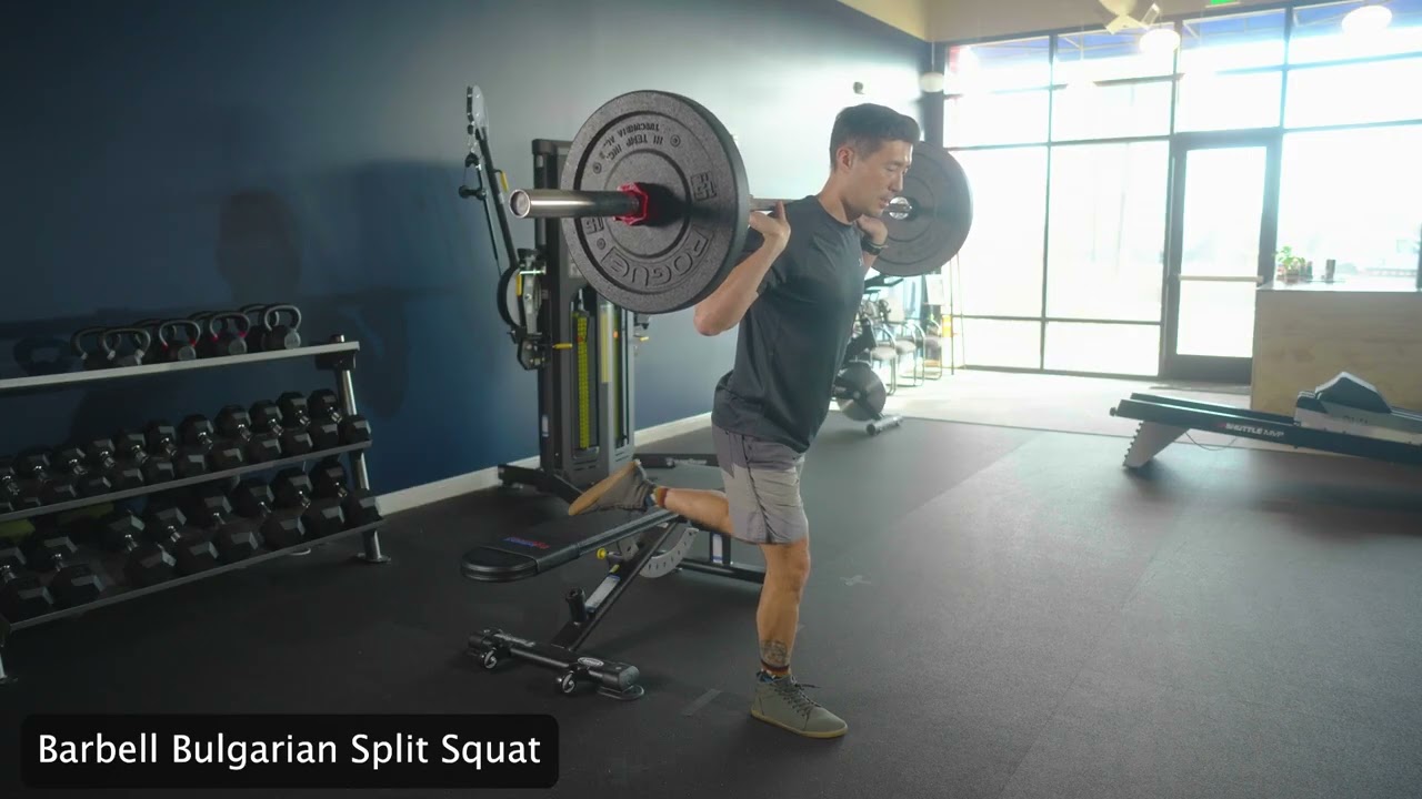 Barbell Bulgarian Split Squat