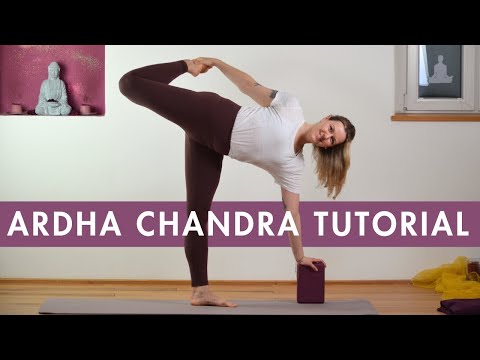 Halbmond Yoga Anleitung: Ardha Chandrasana Tutorial