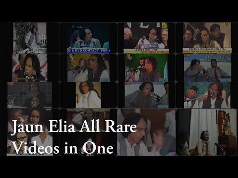 Jaun Elia All In One | Undekhe live Video jaun elia mushaira | non stop rare jaun elia videos | Ep-1