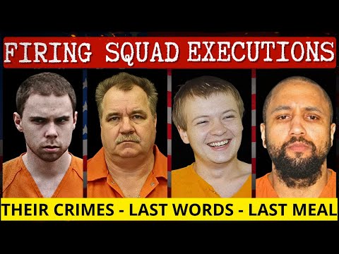 All Criminals Executed by Firing Squad in the U.S. (2025) |  Death Row Documentary