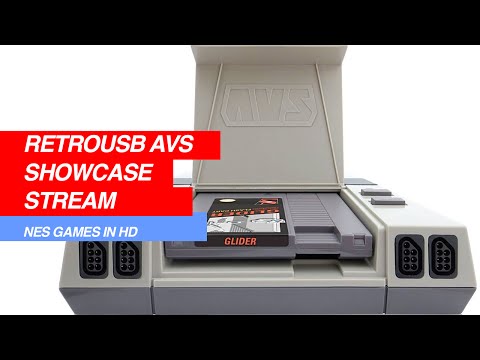 RetroUSB AVS Console Showcase - NES games in HD