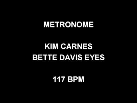 METRONOME 117 BPM Kim Carnes BETTE DAVIS EYES