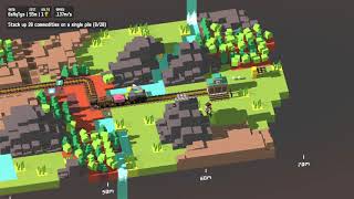 マイクラ!?走り続ける列車の線路を臨機応変に作っていくゲームがおもしろい!! unrailed!実況プレイ#1