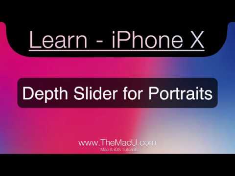 iPhone XS, XS Max, XR Depth Slider for Portrait Photos