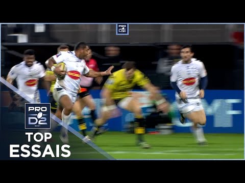 TOP Essais de la J12 – PRO D2 – Saison 2022-2023
