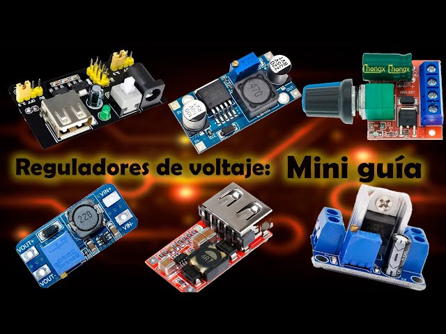 Vídeo relacionado con Heevhas Mini step-down Módulo de alimentación ajustable controlador de voltaje DC-DC 4.0-20V, 12V 24V a 5V 3A módulos de potencia (5 piezas)
