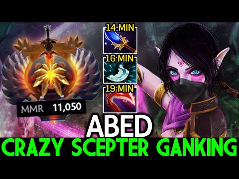 ABED [Templar Assassin] New Crazy Scepter Ganking Nowhere is Safe 7.26 Dota 2