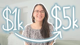8 lessons going from $1K to $5K a month as a freelancer