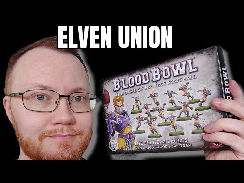 Elven Union Blood Bowl Team 2020 UNBOXED