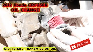 How To Change Oil On A Dirt Bike !!
