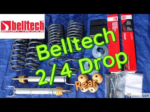 Belltech 2/4 Drop Kit Rear Install -- 2017 Ram 1500 4X4 -- Lowering kit