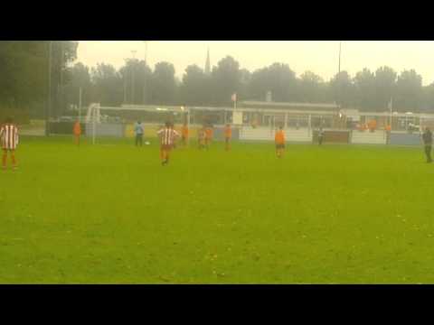 Rood-Wit'62 E5 2012-2013 doelpunt Wassim vs NWC