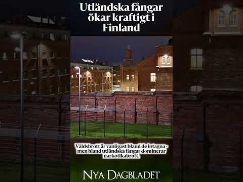 Utländska fångar ökar kraftigt i Finland