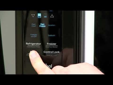 Using Fast Cool, Fast Freeze, Freezer Ice Off and Vacation Indicators