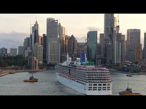 Thumbnail for Arcadia 2025 World Cruise Leaving Sydney