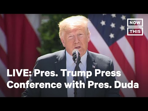 Pres. Trump Gives a Press Conference with Polish Pres. Andrzej Duda | LIVE | NowThis