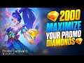 हिंदी How To Get Maximum PROMO DIAMONDS In Moba Legends 5v5 New Event Skins Vrin Official