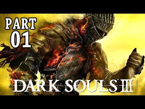 Dark Souls 3 Gameplay German PS4 Part 1 - 1 Boss, mein Charakter - Let's Play Dark Souls 3 Deutsch