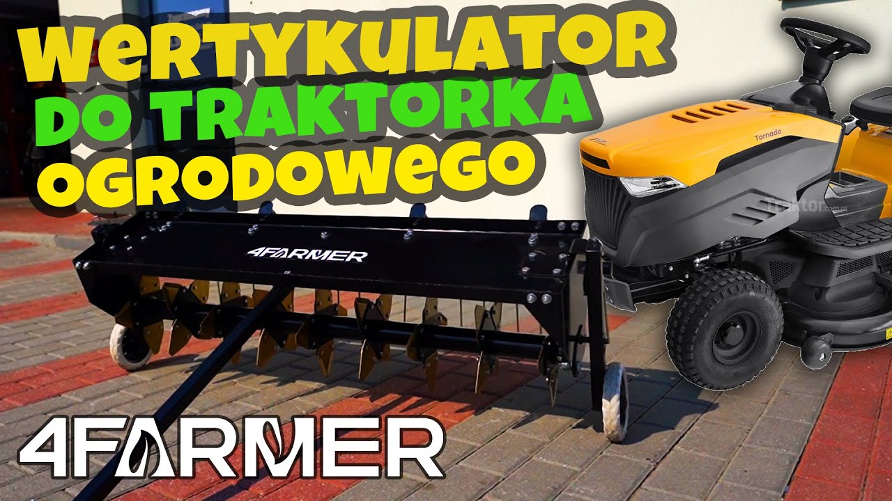 Wertykulator do traktorka ogrodowego 100cm :: Traktor.com.pl