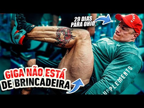 FABIO GIGA NO LIMITE LEG DAY INSANO - 29 DIAS PARA O ARNOLD OHIO