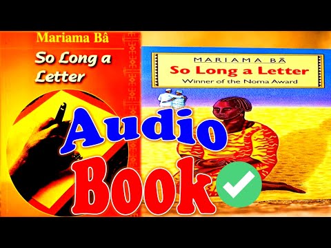SO LONG A LETTER - MARIAMA BA(FULL AUDIOBOOK)