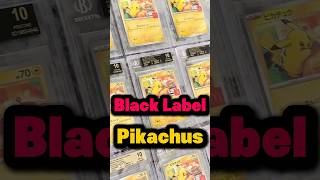 Black Label Pikachus #pokemoncards #pokemontcg #pokemon
