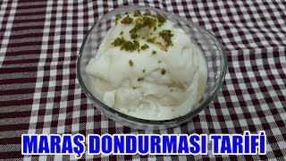 Maraş Usulü Kaymaklı Dondurma / Dondurma tarifi (Yumurtasız)