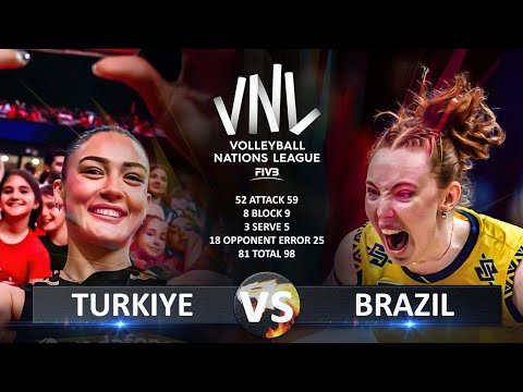 Turkiye vs Brazil | Women's VNL 2025