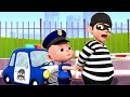 Super Police Car Lost Siren Car Repair Song Police Song Rosoo Nursery Rhymes Kids Songs