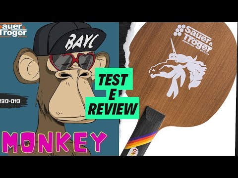 MONKEY LONG PIPS OX AND UNICORN BLADE BY SAUER & TRÖGER | TEST AND REVIEW 🏓