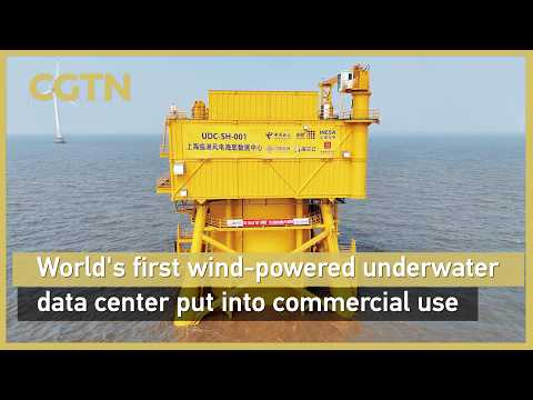 World's first wind-powered underwater data center in commercial use
