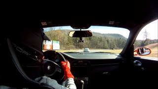 preview picture of video 'Porsche GT3 RS at Lime Rock Park with SCDA Advanced Run Group'