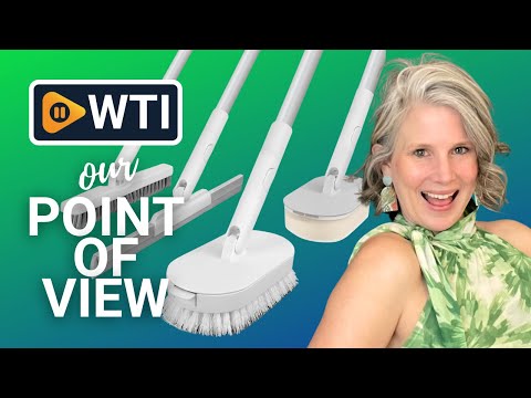 4 in 1 Detachable 180 Degree Foldable Shower Scrubber Brush - WTI product video review