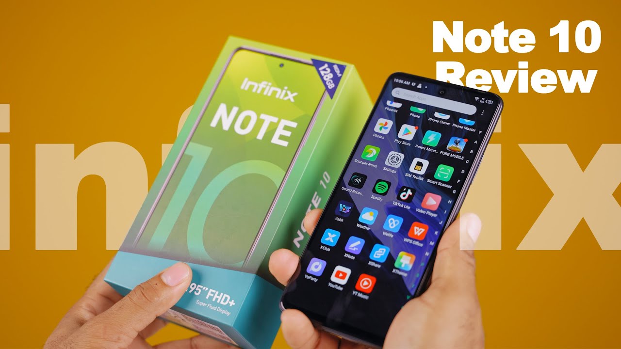 Infinix Note 10 Unboxing & Review