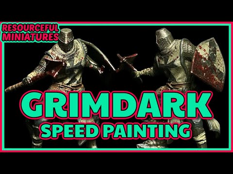 The Fastest Grimdark Painting Tutorial + Blood Effects