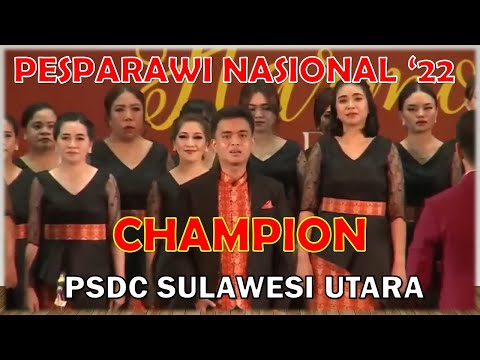 CHAMPION | PSDC SULAWESI UTARA | HALELUYA! PUJILAH TUHAN | PESPARAWI NASIONAL 2022 | YOGYAKARTA