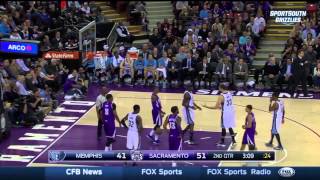DeMarcus Cousins & Zach Randolph FIGHT | Grizzlies vs Kings | Feb 23, 2015 | NBA 2014-15 Season
