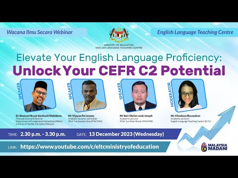 WEBINAR: ELEVATE YOUR LANGUAGE PROFICIENCY:UNLOCK YOUR CEFR C2 POTENTIAL