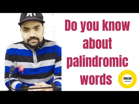 Palindromic words || Facts about English || Join EAE by Pravesh sir ||