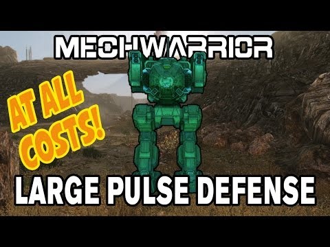MechWarrior Online: Large Pulse Laser Base Defense
