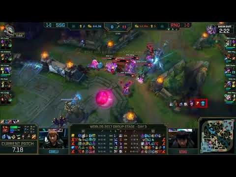 Worlds 2017 Championship - SSG Vs. RNG - Wombo Combo
