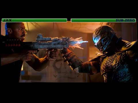 Sub Zero Vs. Jax With Healthbars | Mortal Kombat 2021