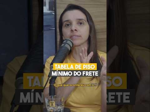Tabela do piso mínimo do frete