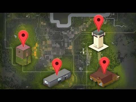 The Most UNIQUE And HIDDEN Base Locations in Project Zomboid