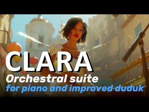 Clara - Orchestral suite for piano and improved duduk in 3 movements and an epilogue