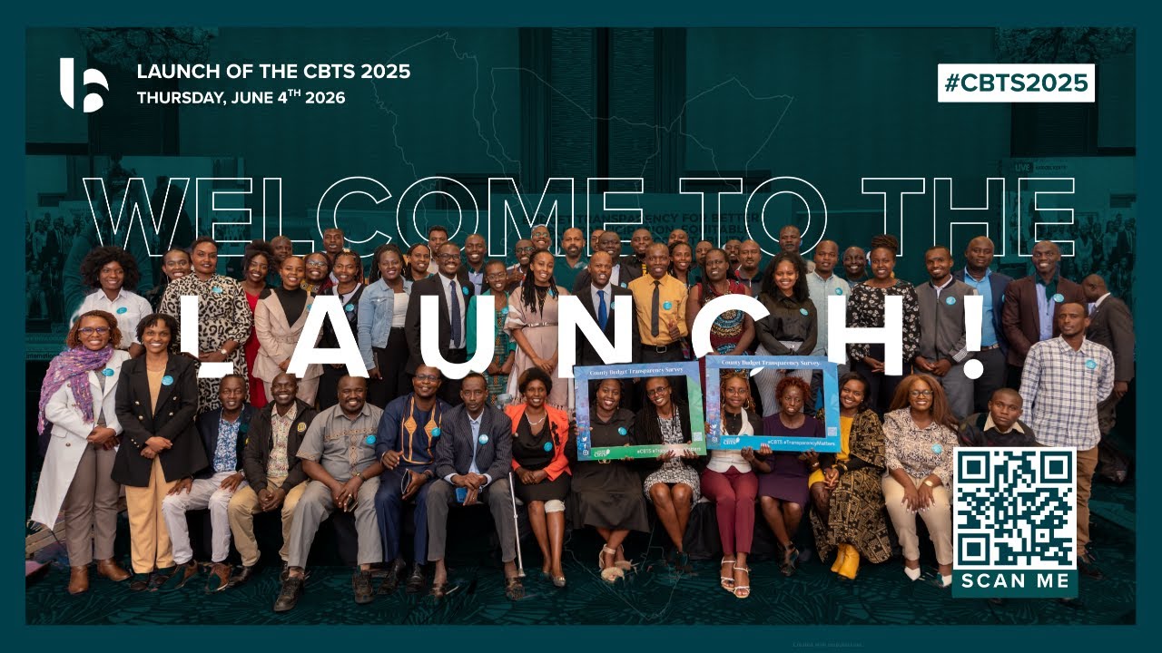 Launch of the 2025 Kenya County Budget Transparency Survey II  4th June 2026