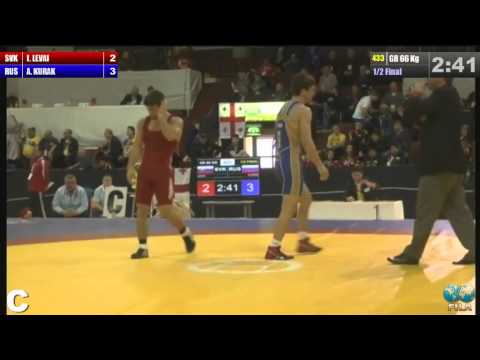 ЧЕ-2014 Адам Курак -  Леваи (Словакия) 66 кг.