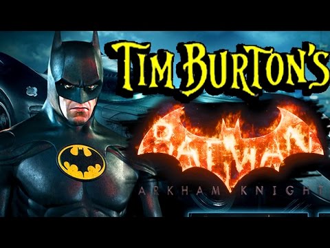 Batman Arkham Knight: 1989 MOVIE BATMOBILE PACK Free Roam Gameplay
