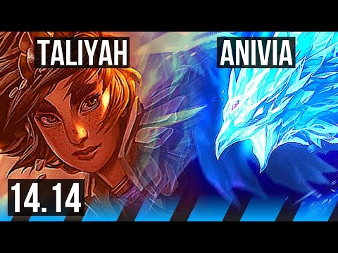 TALIYAH vs ANIVIA (MID) | 68% winrate, 4/0/2 | VN Master | 14.14